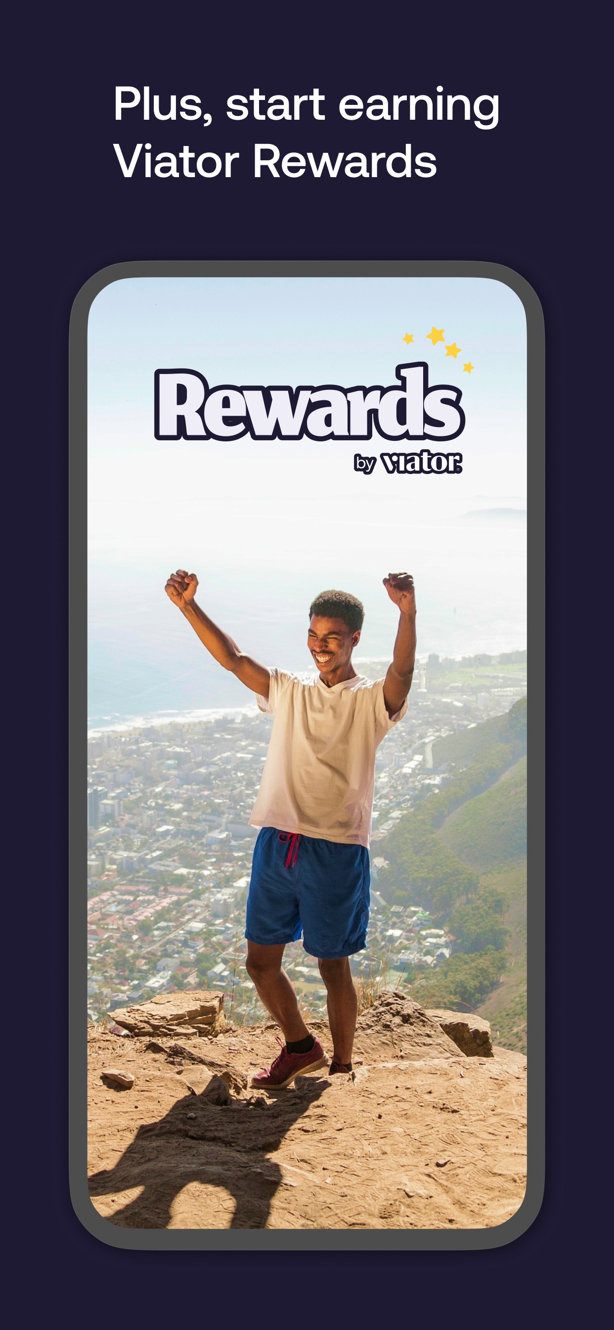 Viator App Store screenshot 8: Plus, start earning Viator Rewards