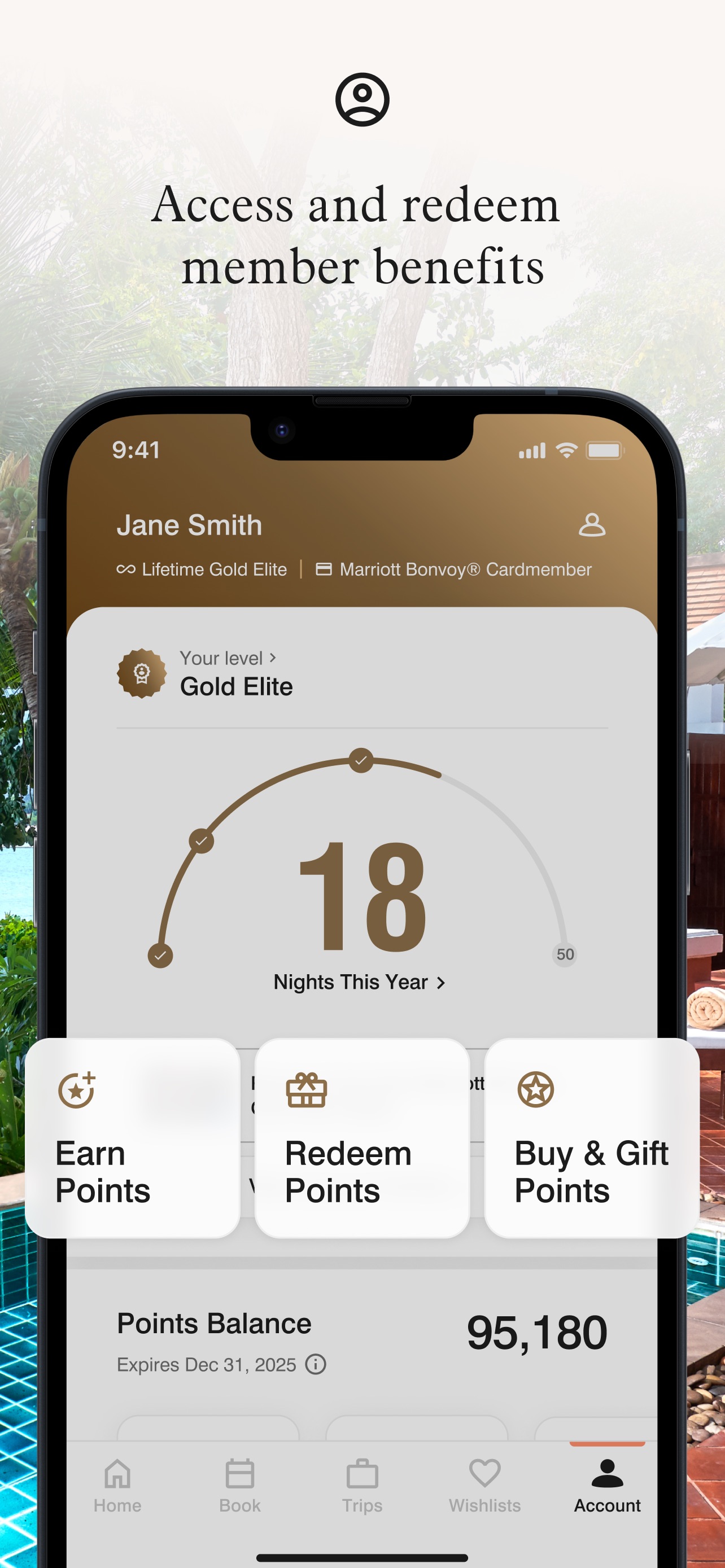 Marriott Bonvoy App Store screenshot 7: Access and redeem member benefits