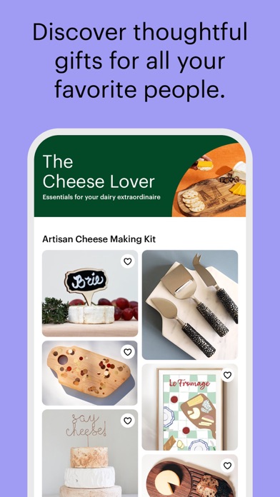 Etsy App Store screenshot: Discover thoughtful gifts for all your favorite people.