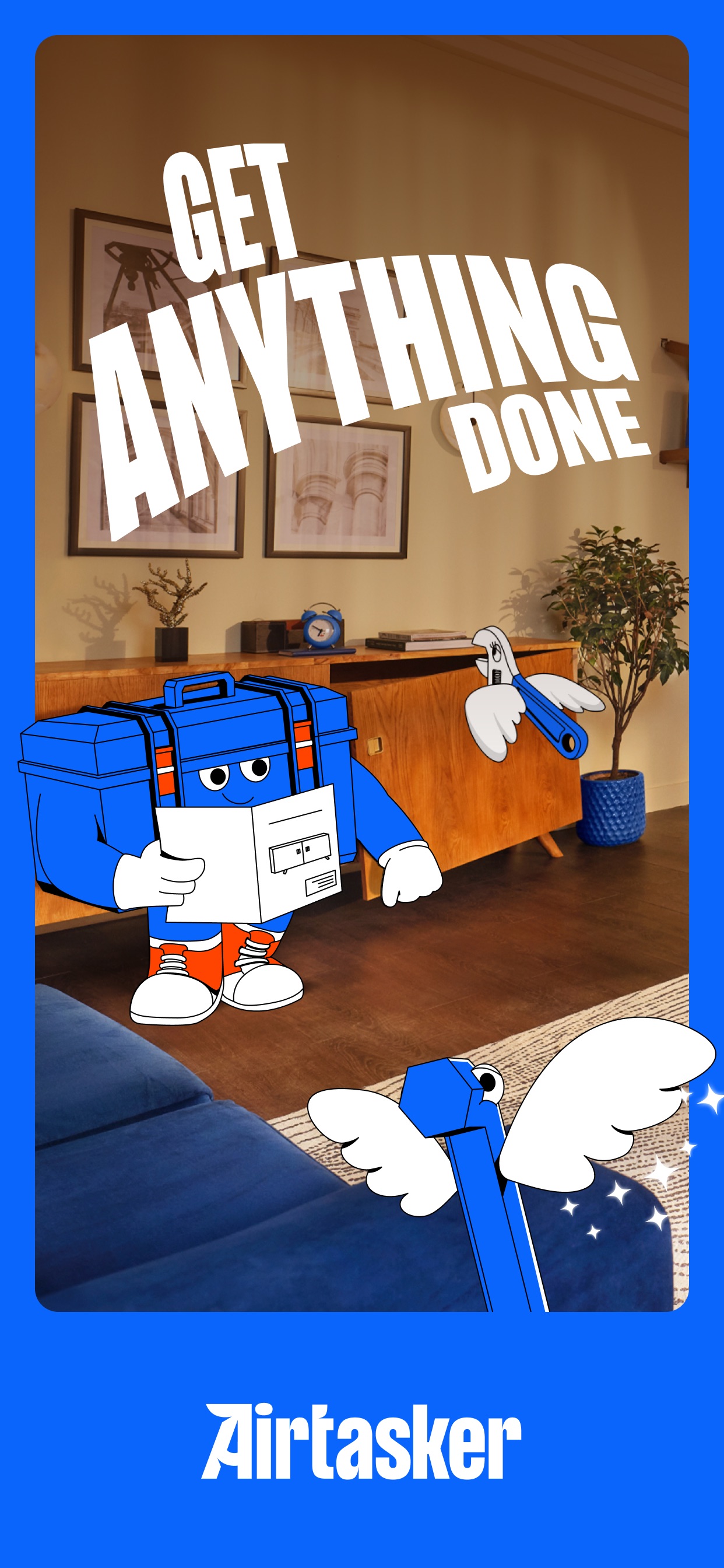 Airtasker App Store screenshot: GET ANYTHING DONE