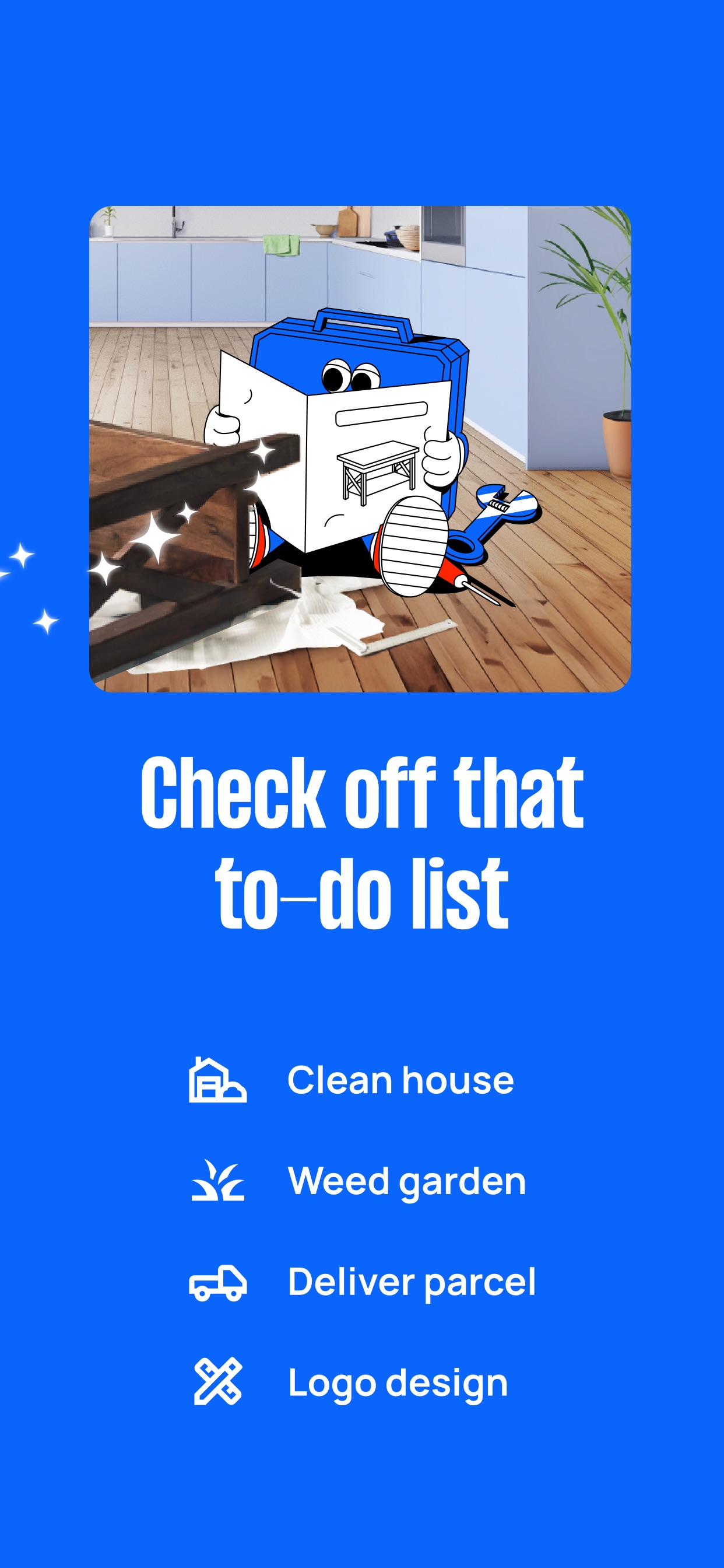 Airtasker App Store screenshot: Check off that to-do list