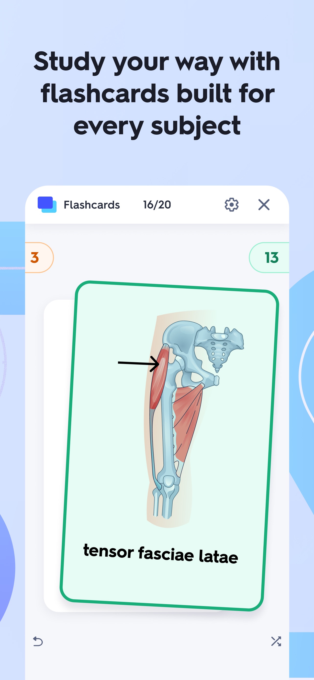 Quizlet App Store screenshot: Study your way with flashcards built for every subject