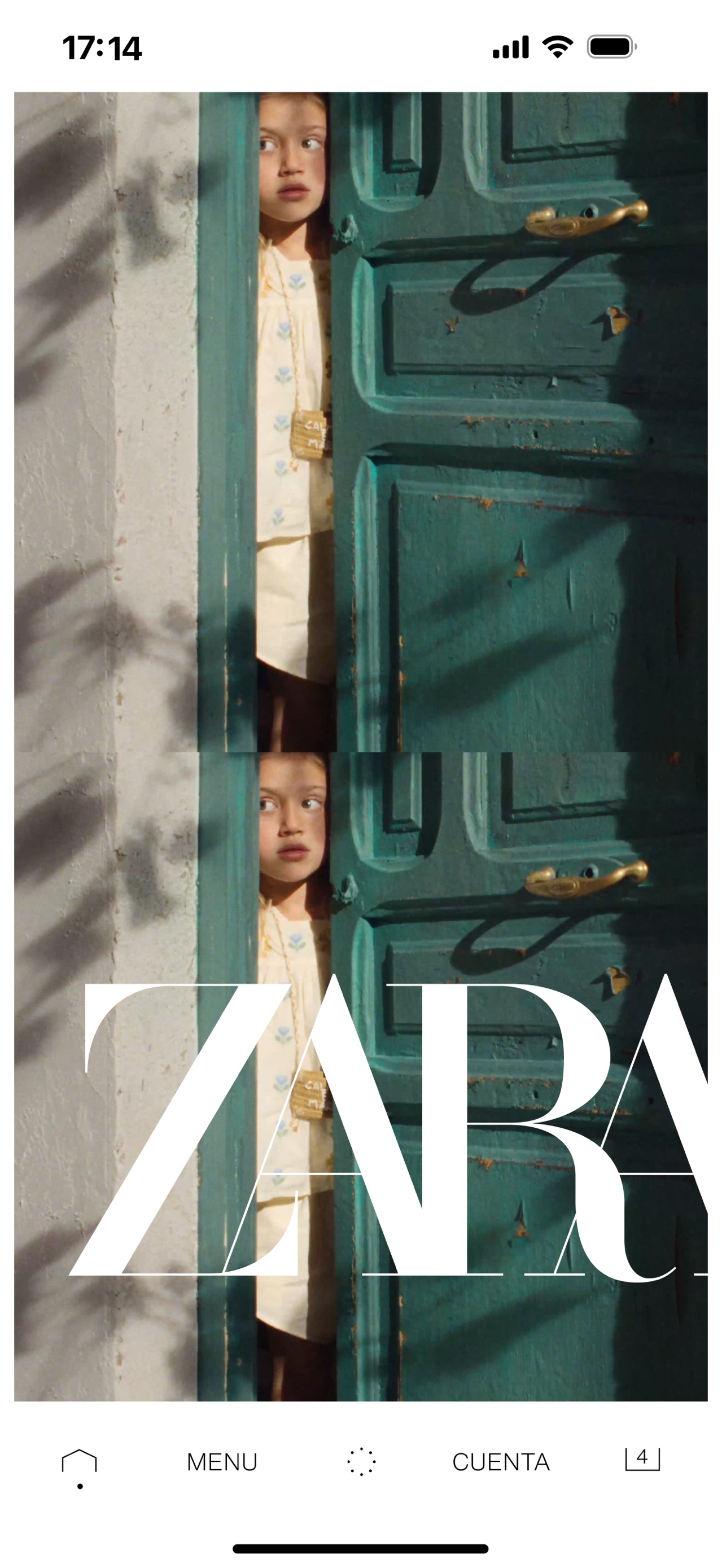 ZARA App Store screenshot: listing design