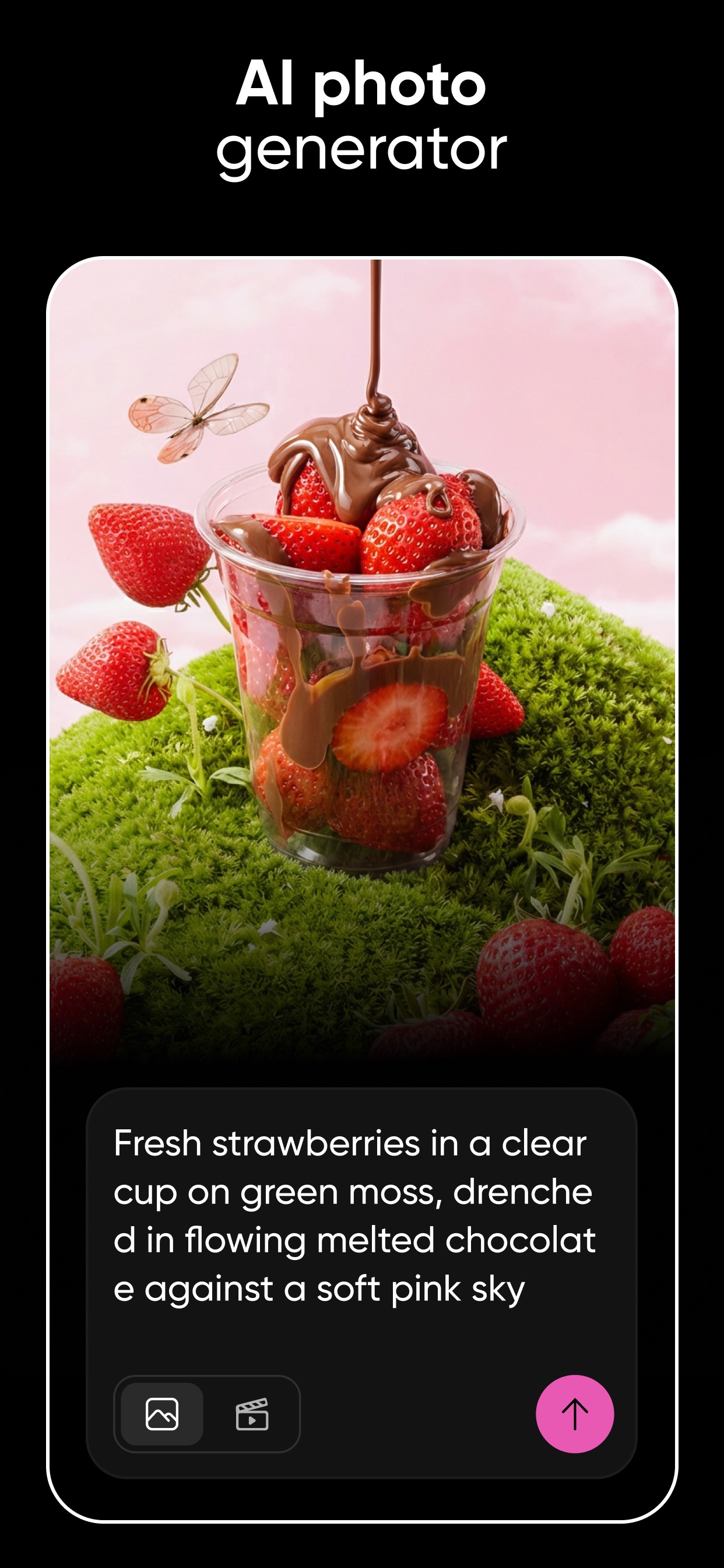 Picsart App Store screenshot: AI photo generator