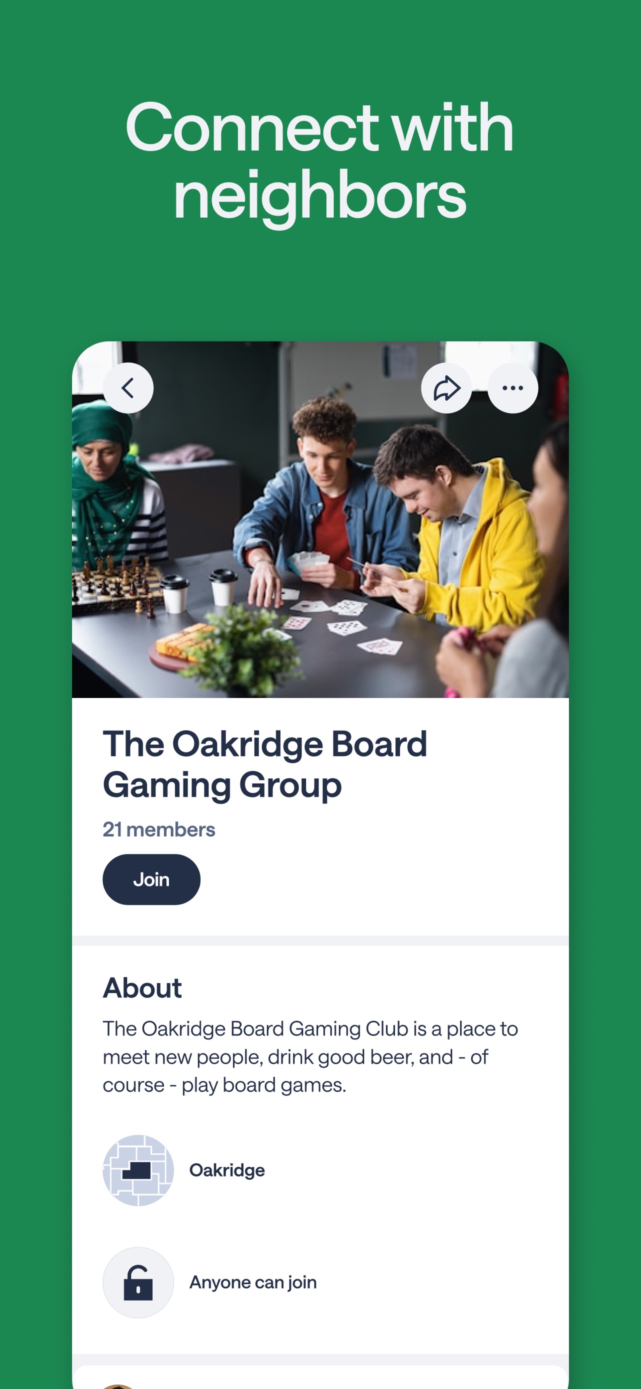 Nextdoor App Store screenshot 10: Connect with neighbors
