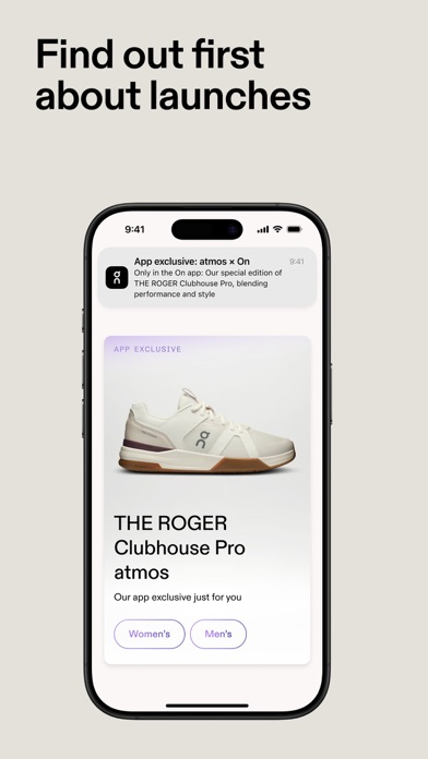 On App Store screenshot 5: Find out first about launches