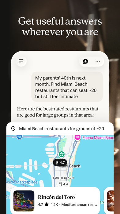 Claude App Store screenshot: listing design