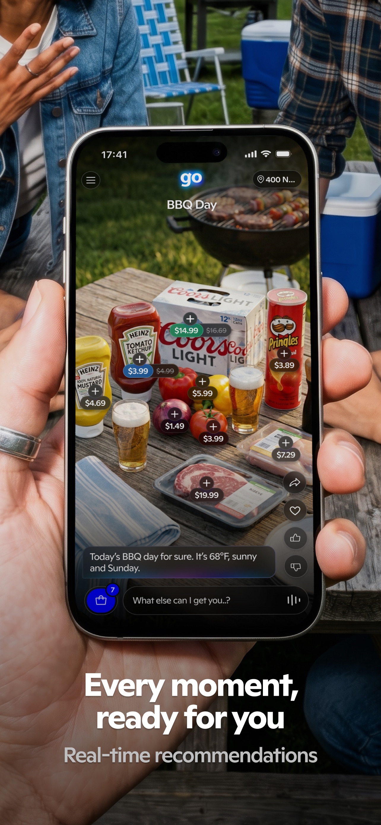 Gopuff App Store screenshot: Every moment, ready for you Real-time recommendations