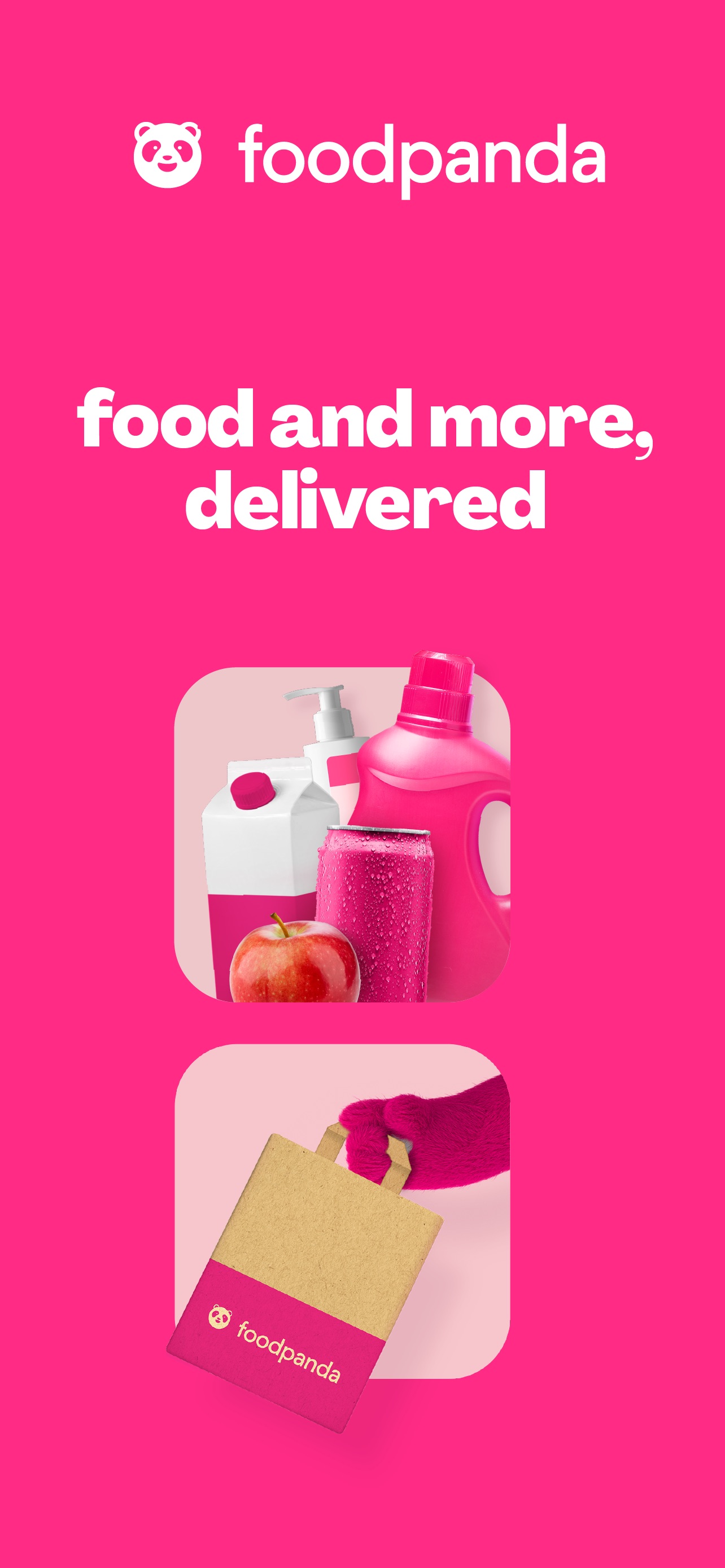 foodpanda App Store screenshot 8: food and more, delivered