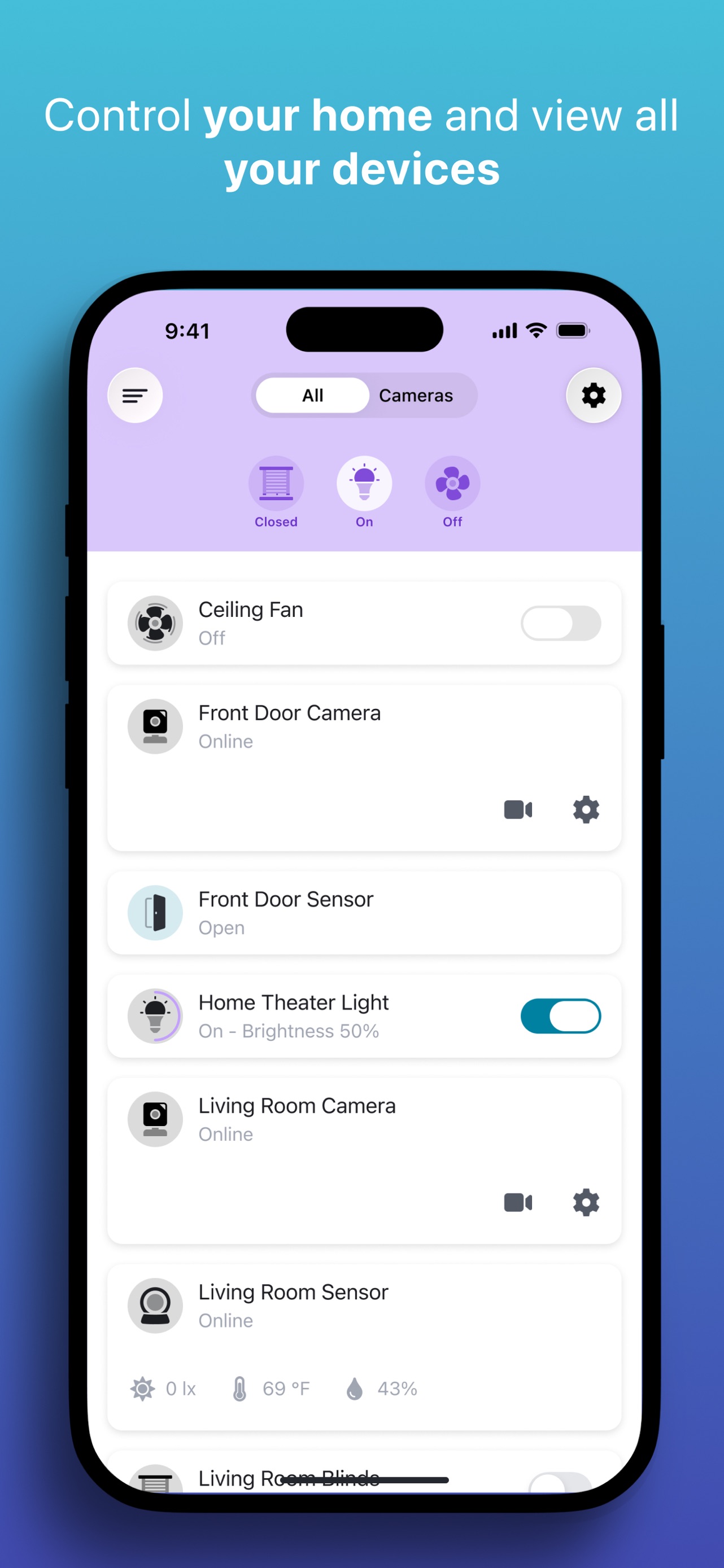 Abode App Store screenshot 5: Control your home and view all your devices