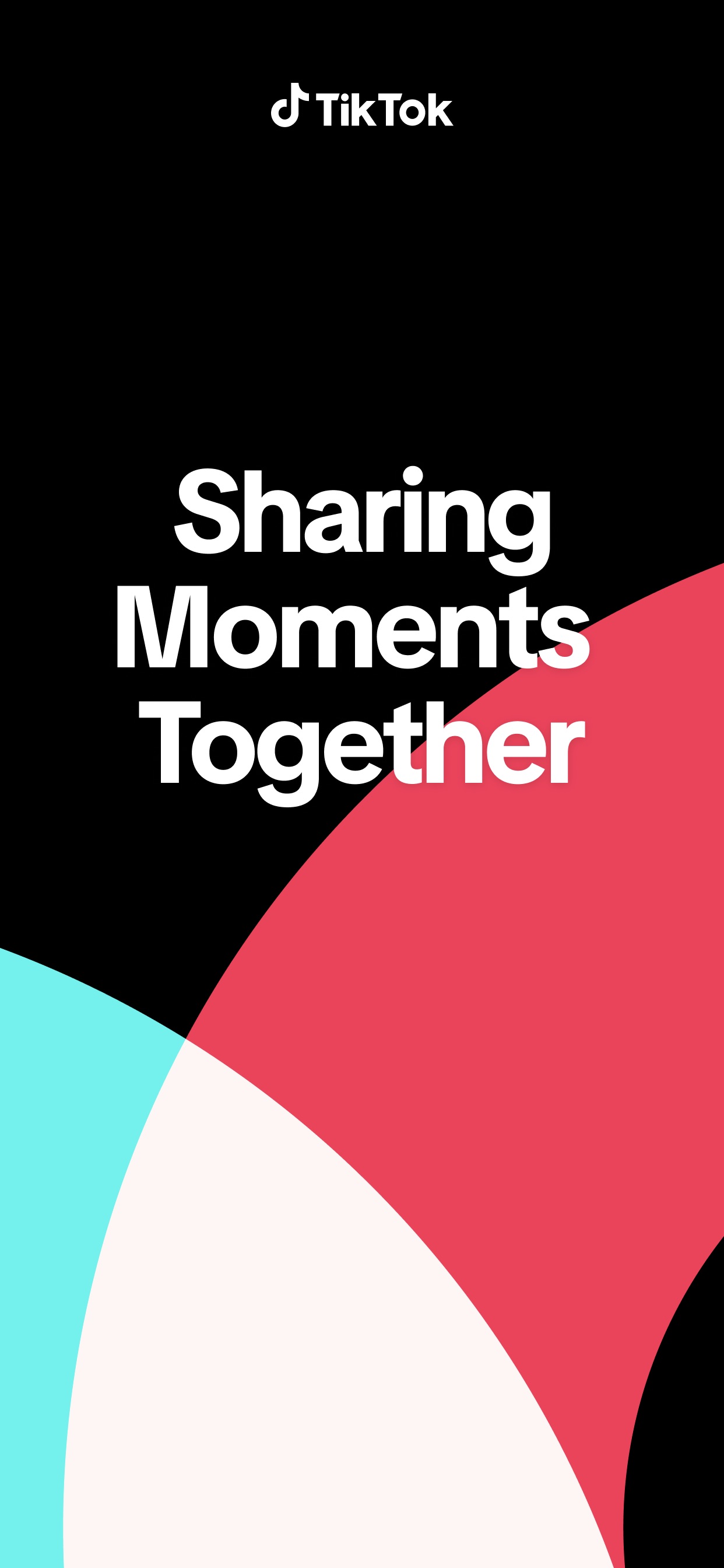 TikTok App Store screenshot: Sharing Moments Together