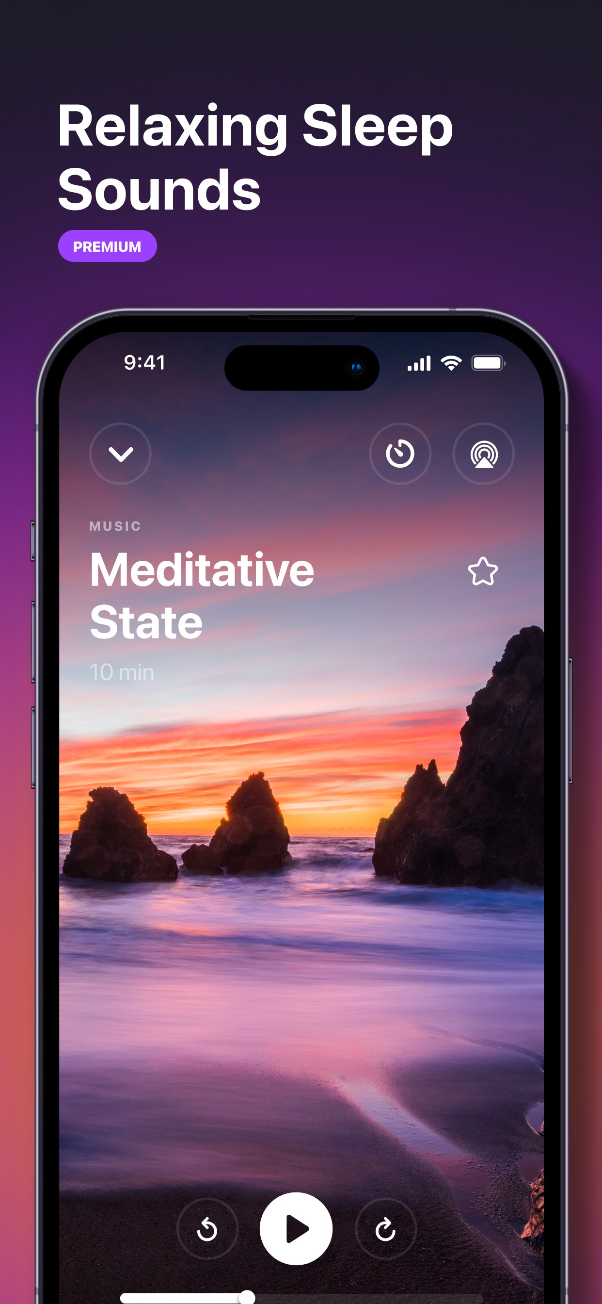 Pillow App Store screenshot 8: Relaxing Sleep Sounds PREMIUM