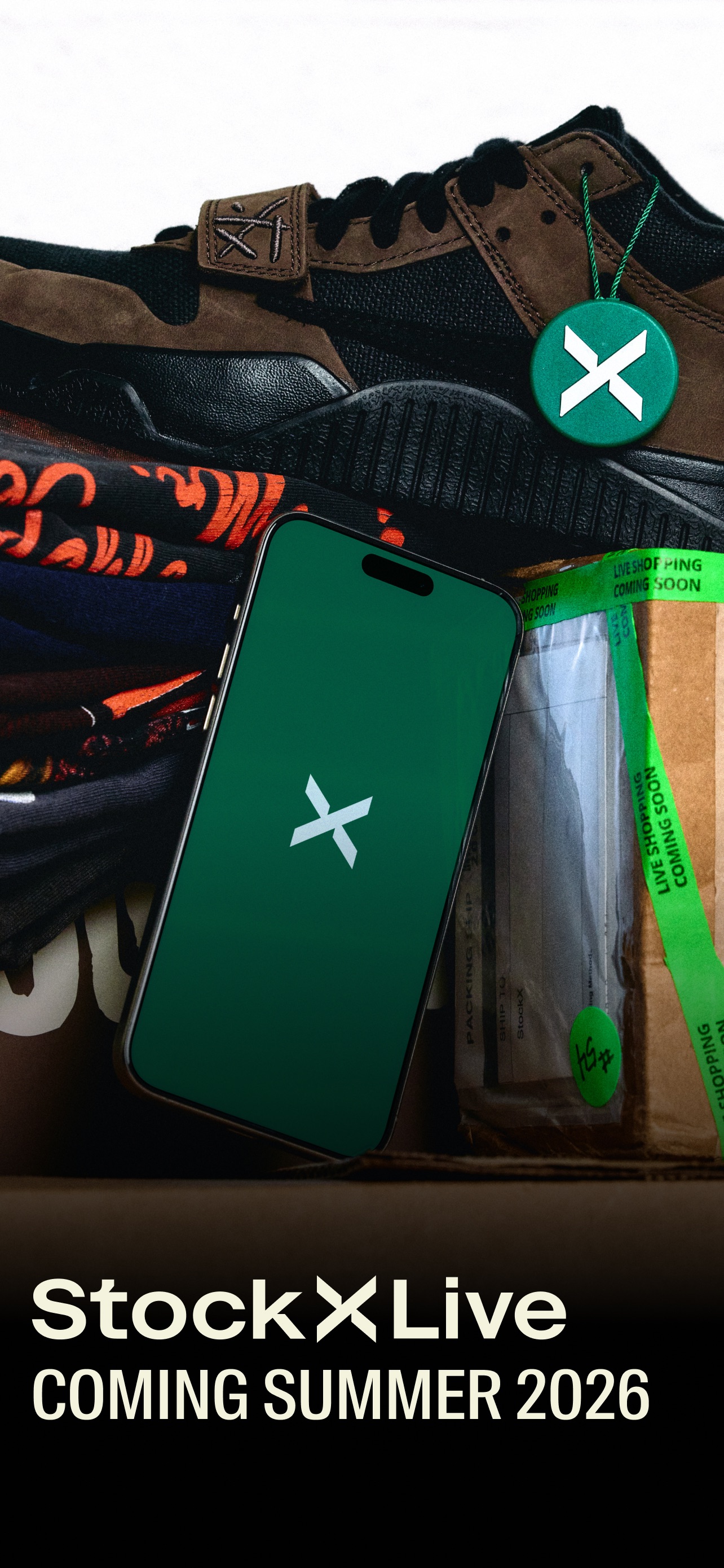 StockX App Store screenshot: StockX Live
COMING SUMMER 2026