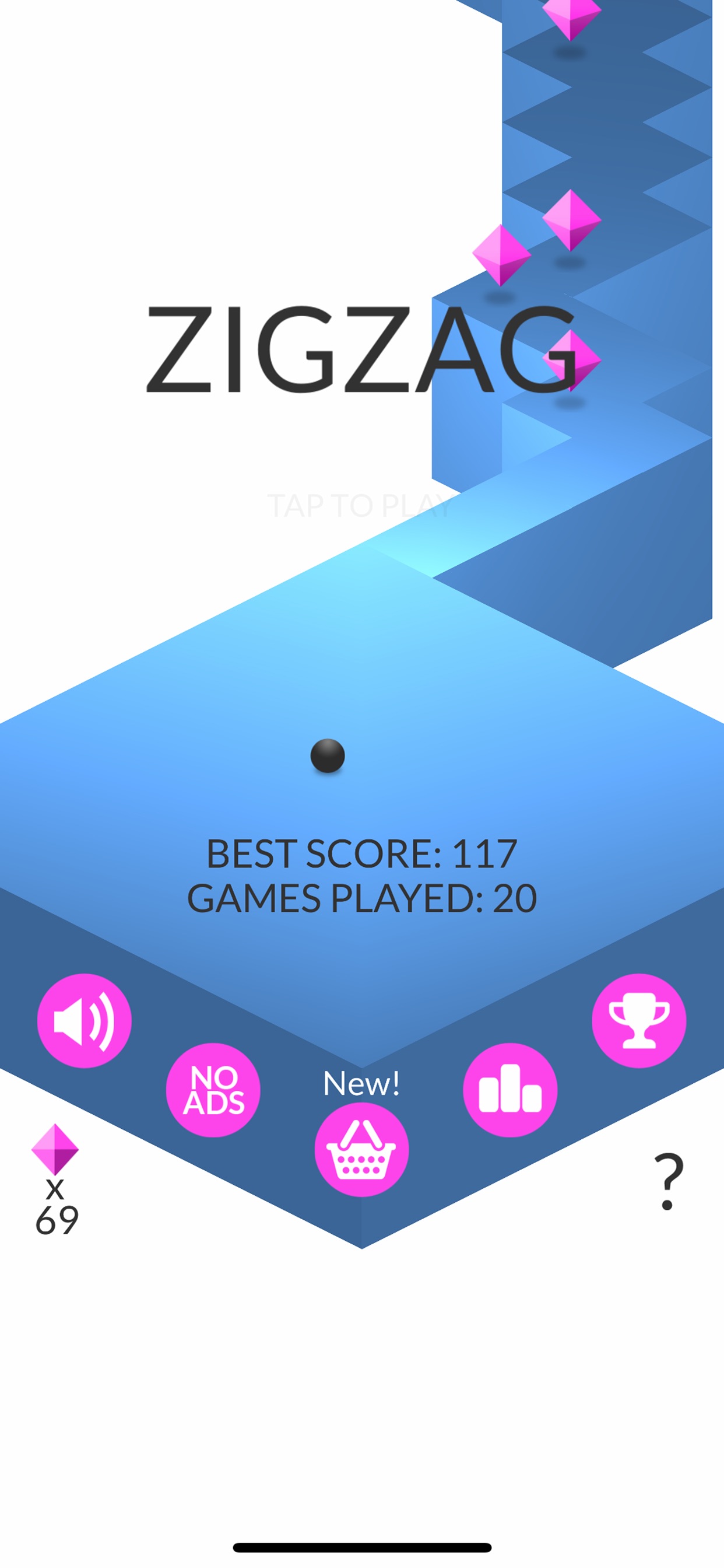 ZIGZAG App Store screenshot: listing design