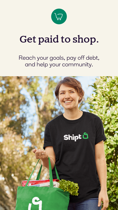 Shipt App Store screenshot: listing design